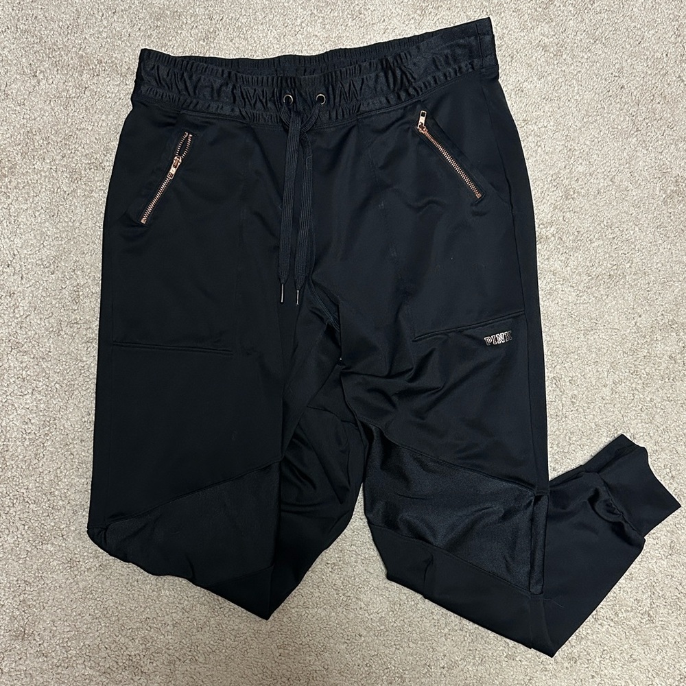 PINK Victoria's Secret Ultimate Black Lounge Pants